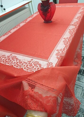  Beden kırmızı Renk Masa örtüsü 