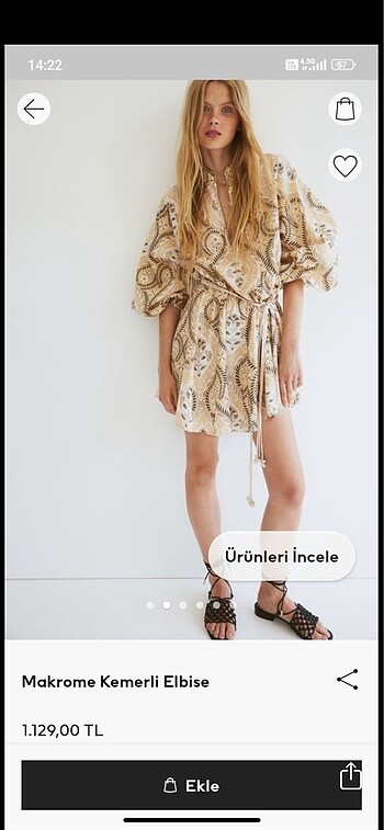H&M H&M sezon elbisesi