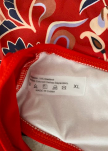 xl Beden kırmızı Renk Kırmızı Bikini Altı
