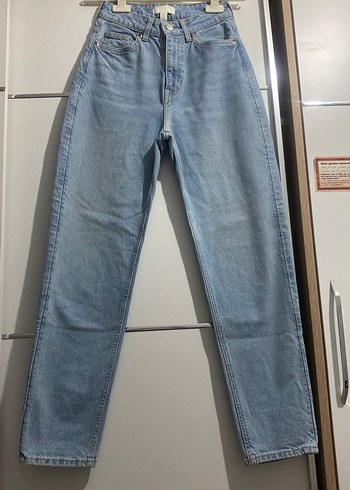 34 Beden mavi Renk Mavi Kadın Denim Midi Boy Kot Pantolon