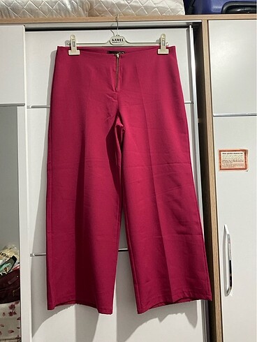 Diğer Kumaş bol paça pantolon