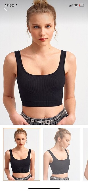Siyah fitilli crop