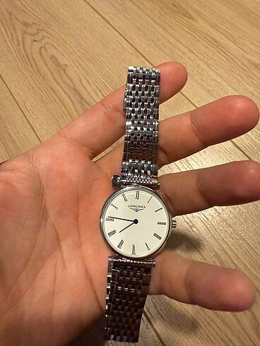 Beden Longines gümüş erkek kol saati hiç kullanılmadı 0.