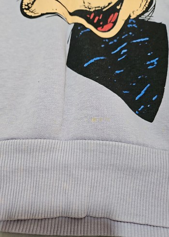 Lila Mickey Mouse Baskılı Kız Eşofman Takımı - Görsel 3