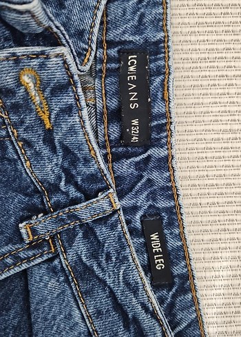 Kadın Mavi Bol Kesim Denim Jean - Görsel 3