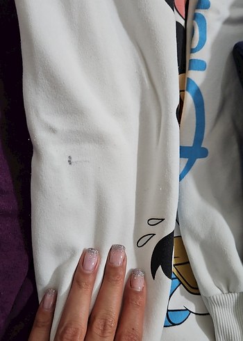 Renkli Baskılı Kadın Kapüşonlu Sweatshirt 5 adet - Görsel 2