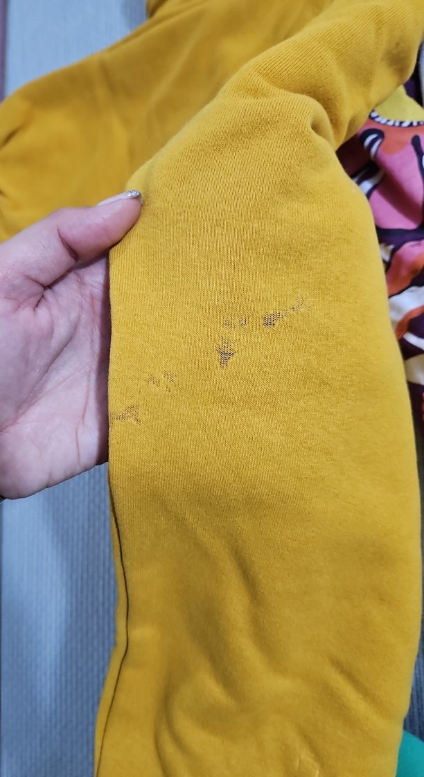 Renkli Baskılı Kadın Kapüşonlu Sweatshirt 5 adet - Görsel 3