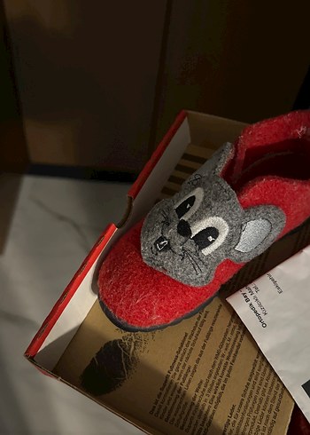 Kırmızı Desenli ev ayakkabısı Superfit unisex - Görsel 5