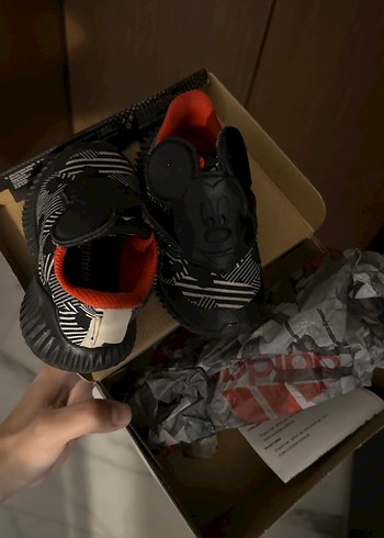 Siyah Erkek Spor Ayakkabısı Velcro Bantlı - Görsel 4