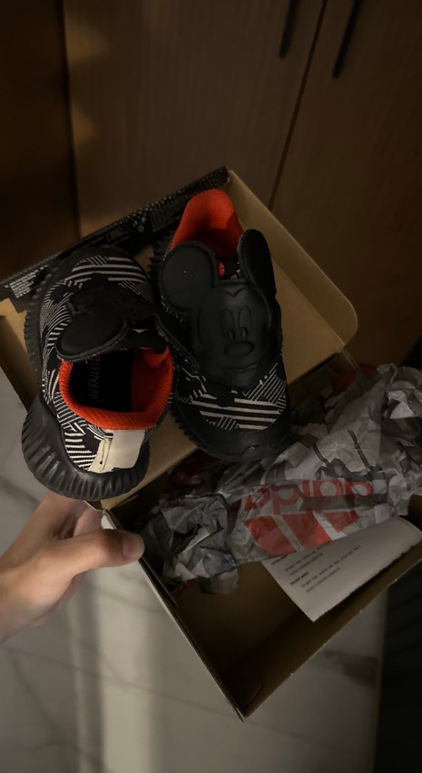 Siyah Erkek Spor Ayakkabısı Velcro Bantlı - Görsel 4