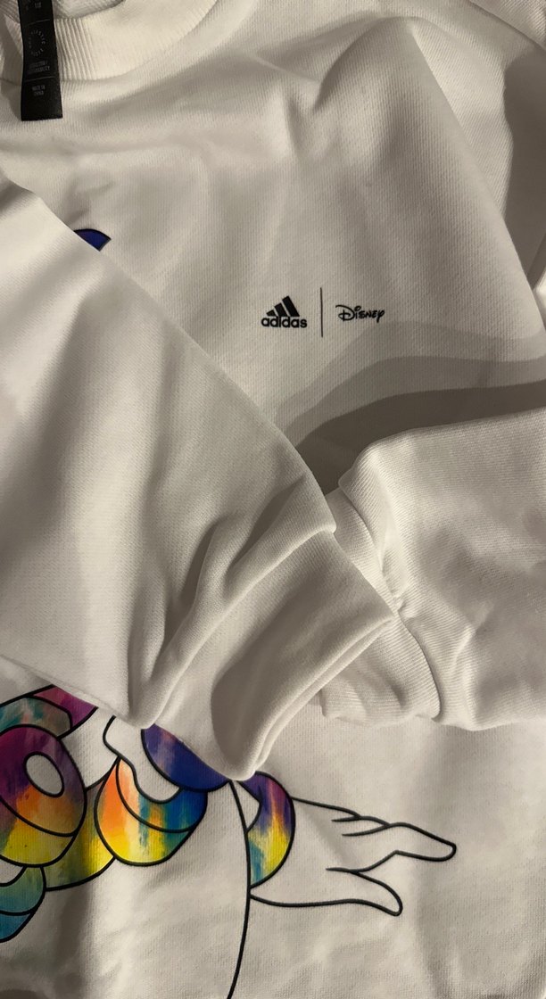 Beyaz Baskılı Kız Sweatshirt - Görsel 4