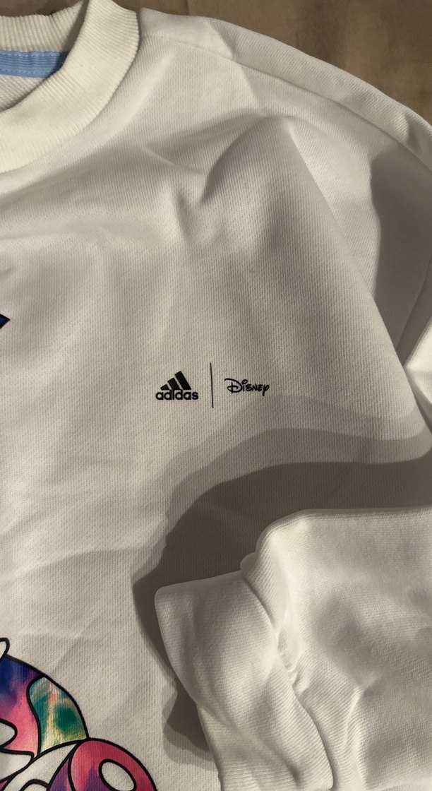 Beyaz Baskılı Kız Sweatshirt - Görsel 3