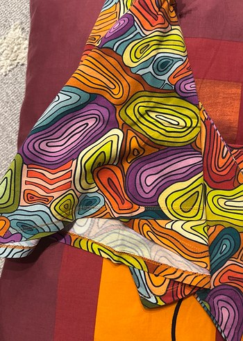 Renkli Batik Desenli Çocuk taytlı takım - Görsel 7