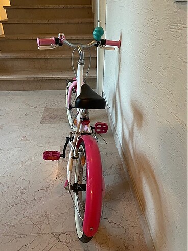 Beden Btwin 500 Doctogirl 16 Jant 4-6 Yaş Pembe-Beyaz Çocuk Bisikleti