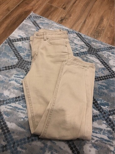 Bej mom jeans