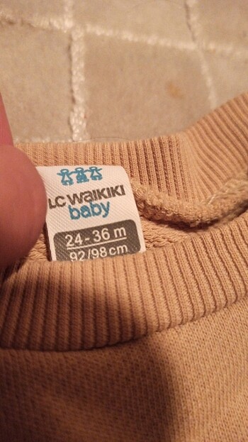 24-36 Ay Beden ten rengi Renk Kıç çocuk sweatshirt