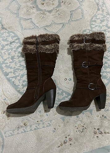 Deichmann Kahverengi Vintage Çizmeler