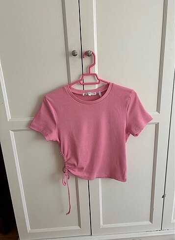 pembe crop tişört ????