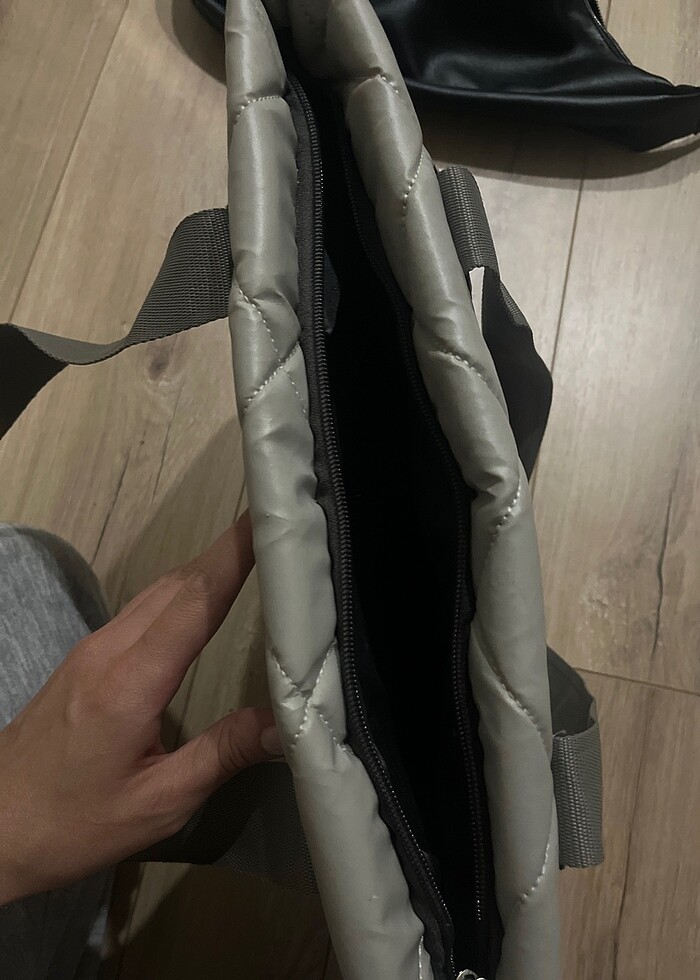 Gri spor çanta - Görsel 2