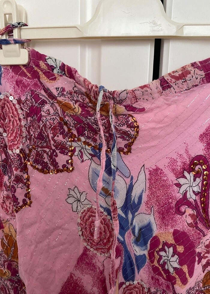 İnce,beli ayarlanır ipli, yazlık etek - Görsel 3