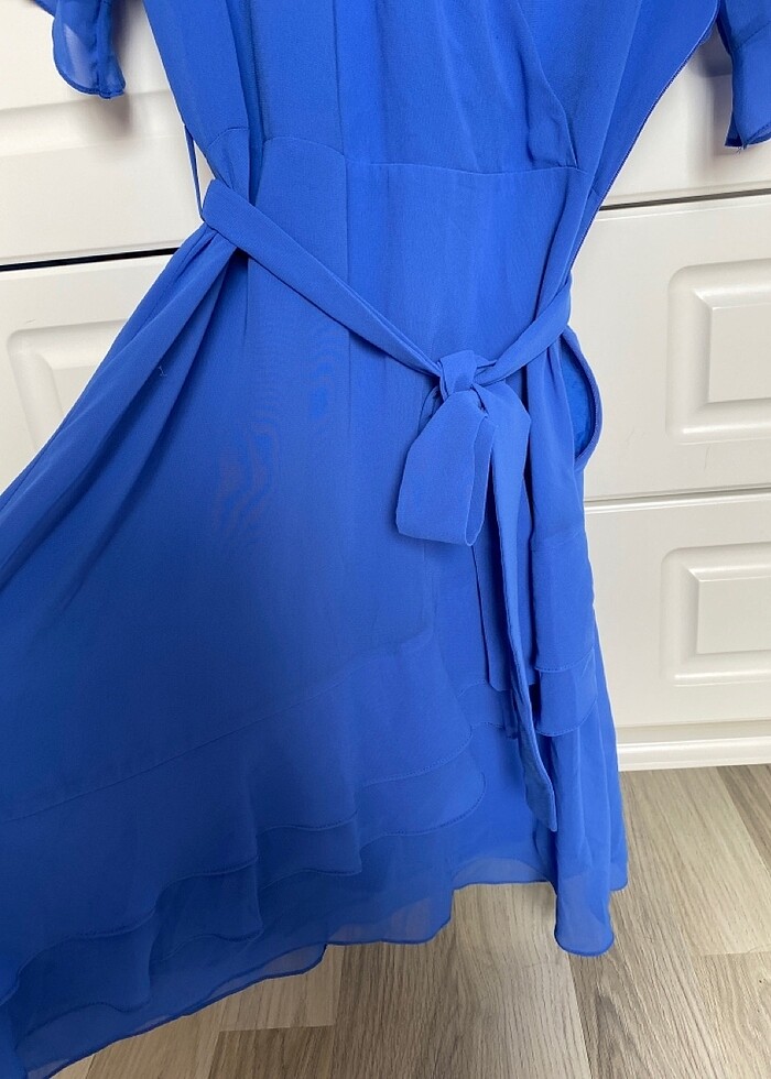 Şifon elbise - Görsel 4