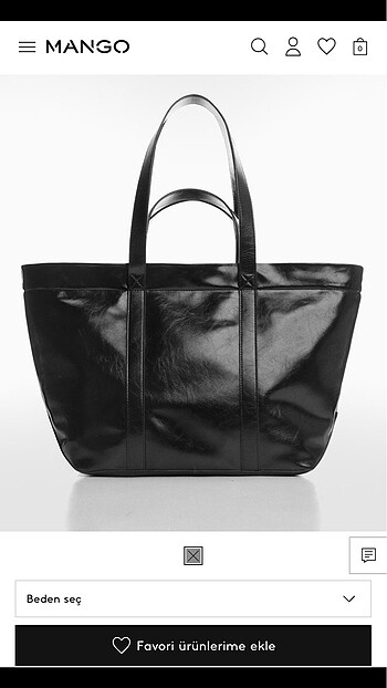 Mango Mango saplı shopper çanta