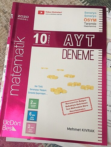 Ayt 345 matematik deneme