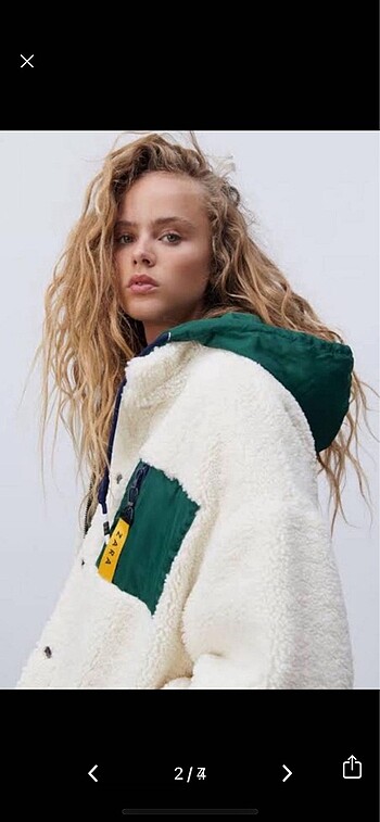 Zara Zara peluş mont