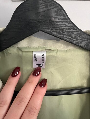 H&M H&M su yeşili blazer