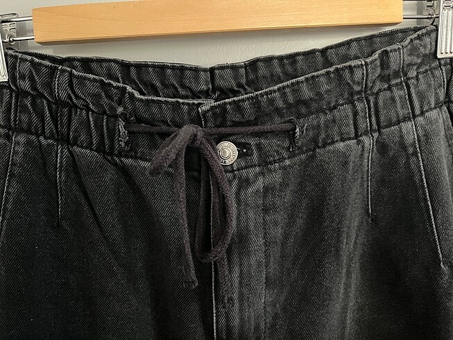 xl Beden Mango siyah düz paça jean