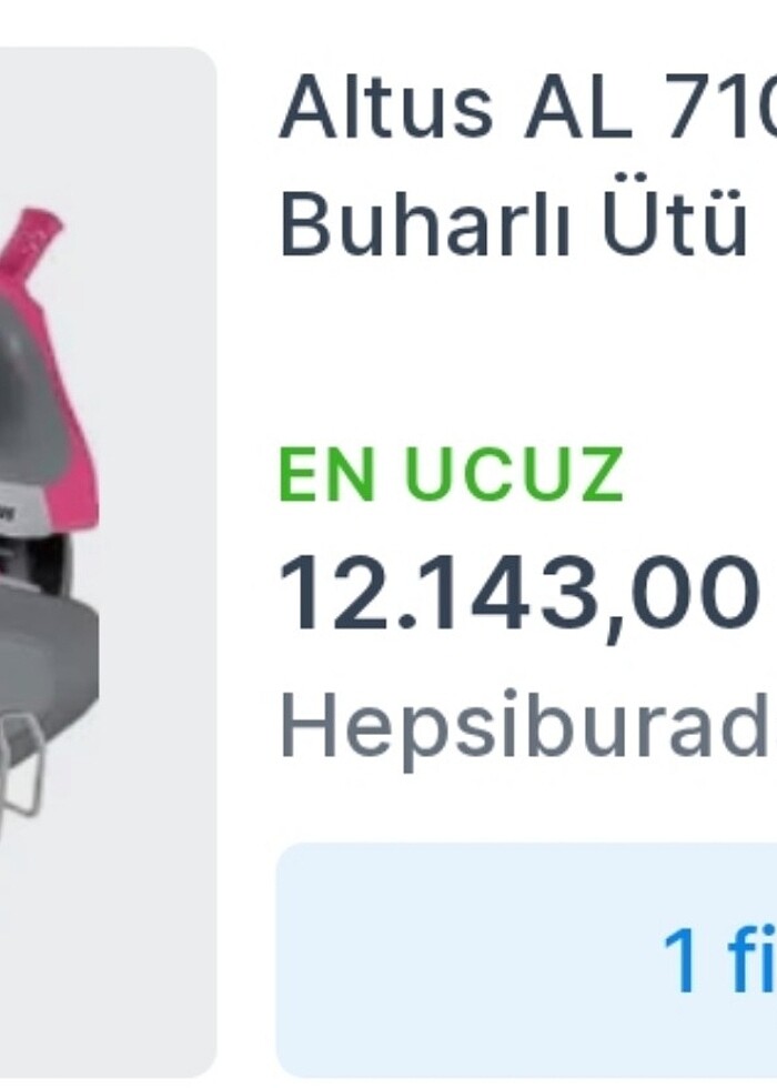 ALTUS kazanlı ütü  - Görsel 2