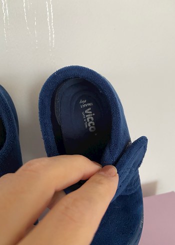 Vicco Vicco Erkek Çocuk Mavi Sıcak Ev Ayakkabısı