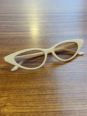 Krem rengi Vintage güneş gözlüğü