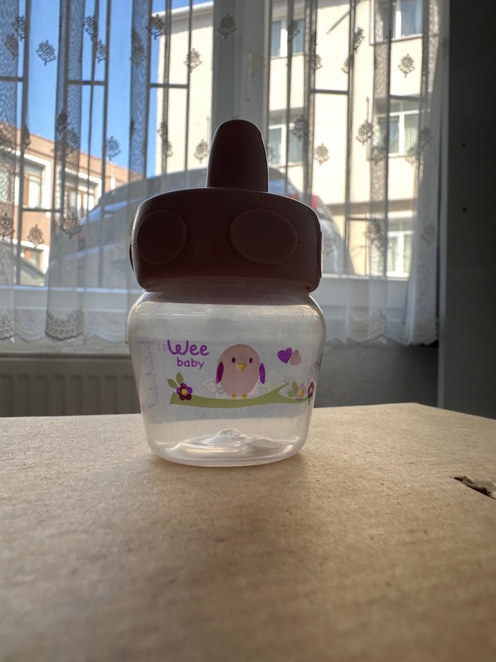 Pastel Mor Bebek Biberonu - Görsel 2