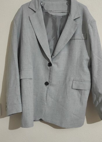 Gri Blazer Ceket - Görsel 4