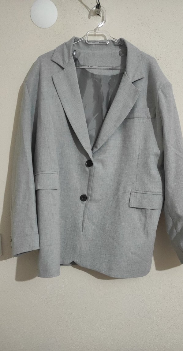 Gri Blazer Ceket - Görsel 4