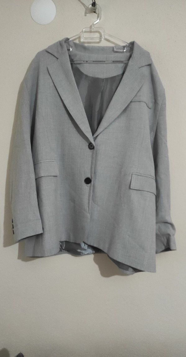 Gri Blazer Ceket - Görsel 2