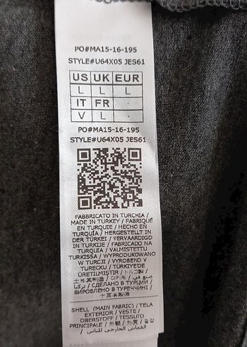 GUESS Gri Pamuklu Uzun Kollu Erkek Pijama takımı L - Görsel 7