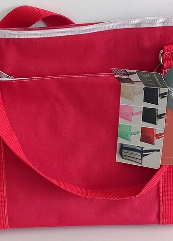 ONİVA kırmızı cooler+water resistant plaj çantası 