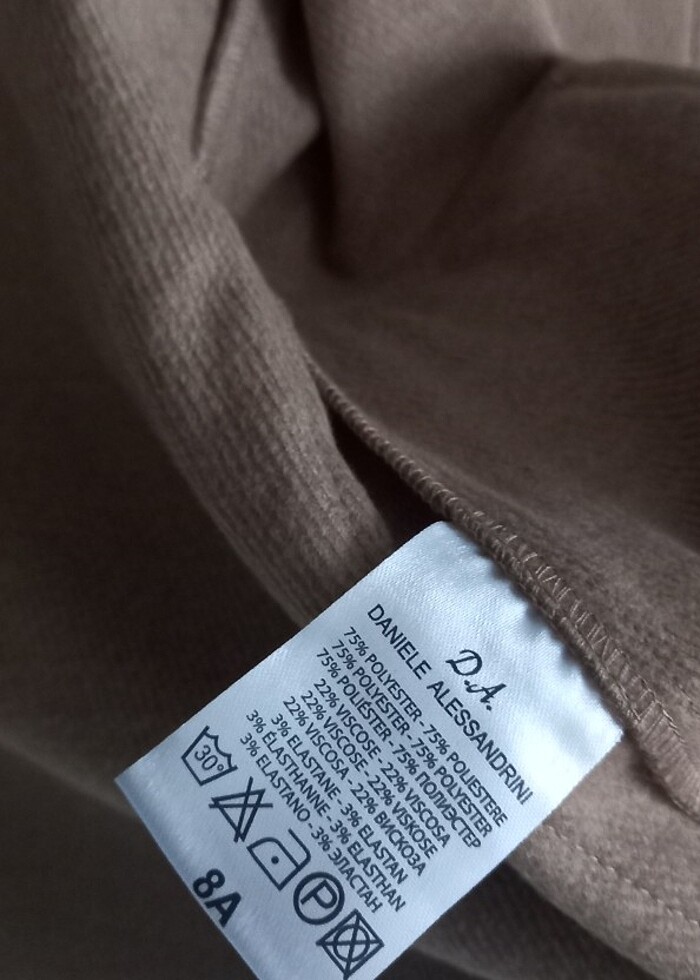 İTALYAN 'Daniele ALEKSANDRİNİ'camel kaban 8 yaş - Görsel 4