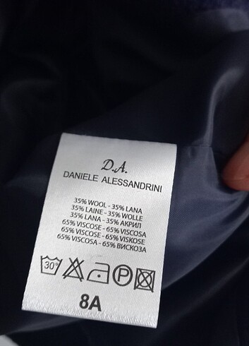 İTALYAN "Daniele ALEKSANDRINI'kışlık kaban 8 yaş - Görsel 3