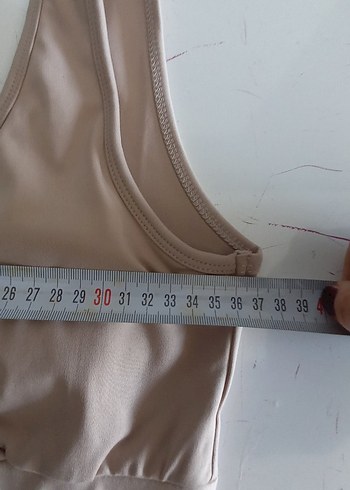 Koyu bej büstier M - Görsel 5