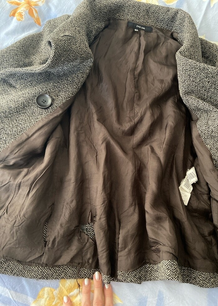 Zara kadın kısa kaban - Görsel 5