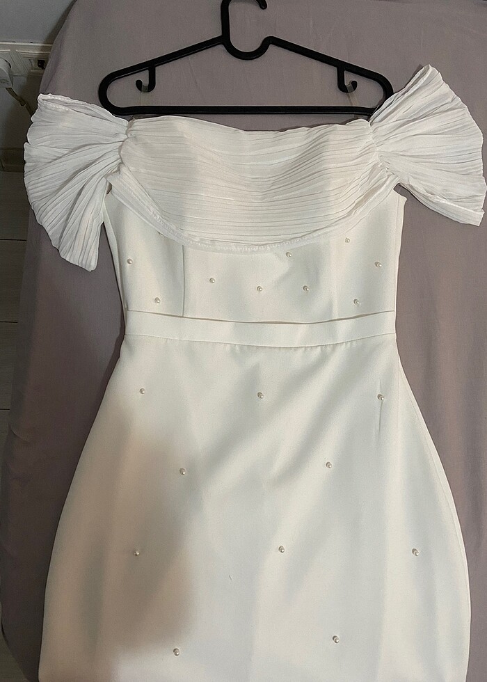 Beyaz elbise - Görsel 4