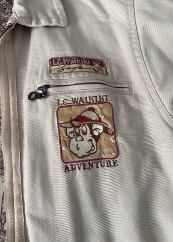 LCW Krem Baskılı Erkek Keten Ceket - Görsel 2