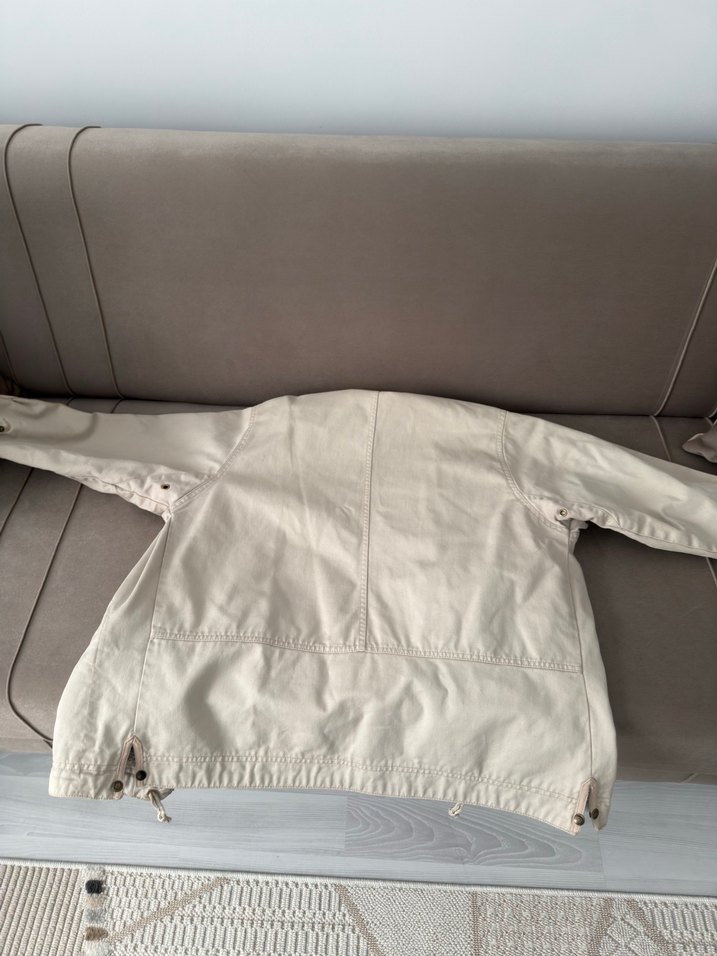 LCW Krem Baskılı Erkek Keten Ceket - Görsel 5