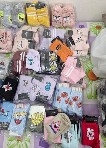 Diğer kolej Desenli Çoraplar (10 adet)