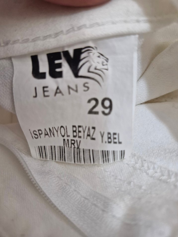 Kadın Beyaz İspanyol paçaPantolon - Görsel 4