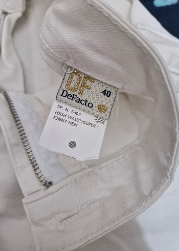 Beyaz Kadın Pantolon - Görsel 5