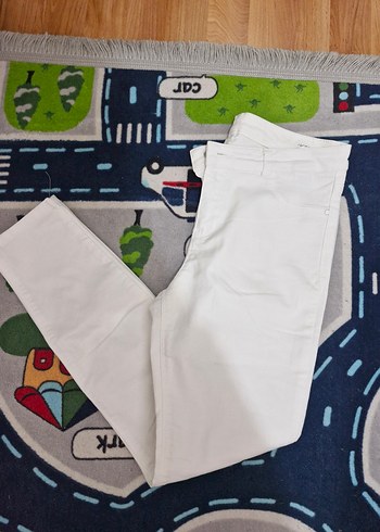 Beyaz Kadın Pantolon - Görsel 2